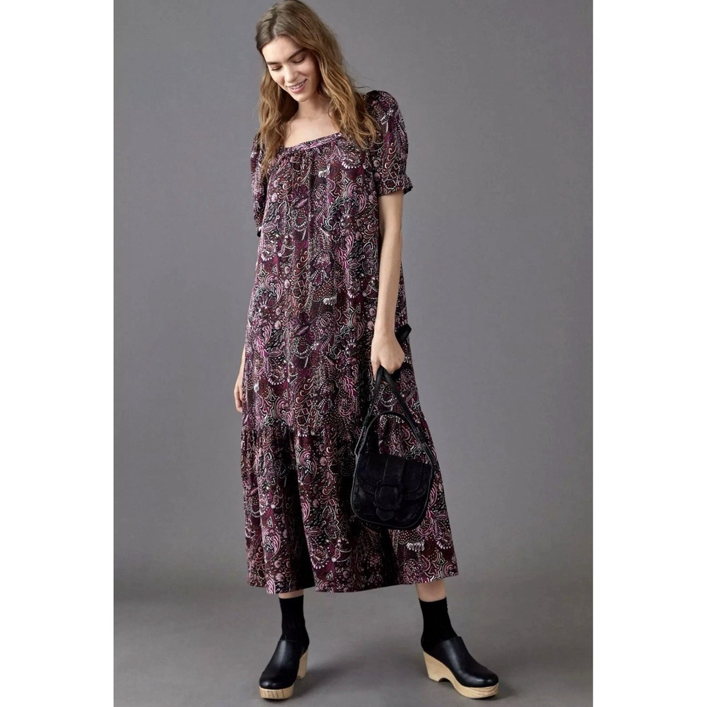 Anthropologie Maeve Lisabetta Maxi Dress Size S $158 NWT